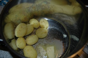 Potatoes with Butter and Rosemary