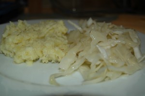 Cabbage Salad on plate