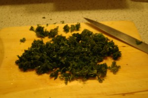 finely chopped green cabbage