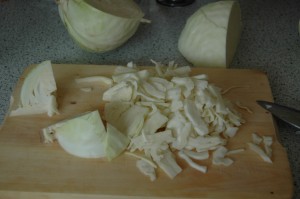 Chopped White Cabbage