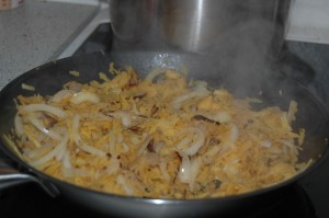 Fried Onions and Pumpkin Fried Onions and Pumpkin