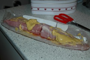Mustard covered Pork Mustard covered Pork