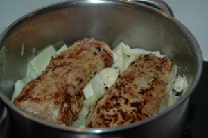 Pot Roast Pork on Bavarian Cabbage Pot Roast Pork on Bavarian Cabbage