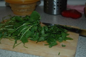 Chopped Winter Purslane