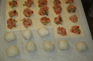 Meatballs in Dough
