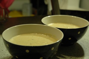 Cream of Parsley Root Soup