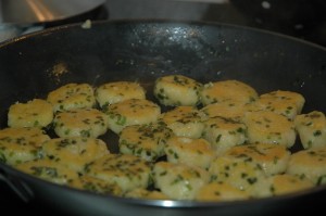 Roasted Gnocchi in Chives Butter