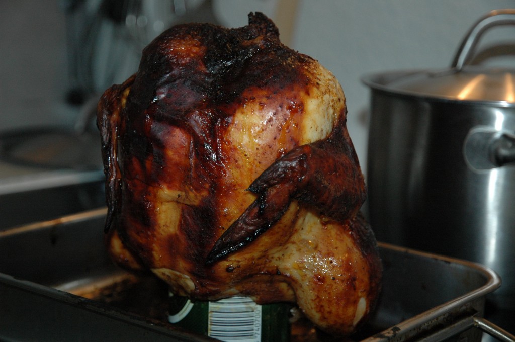 Roasted Chicken on Beer Can