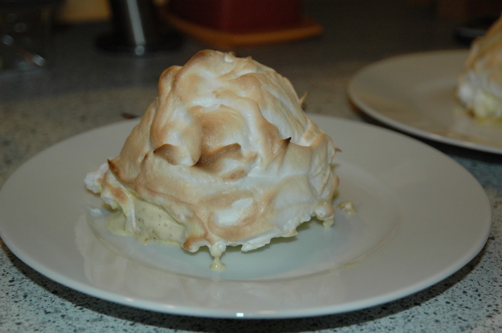 Baked Alaska Ice Bombs