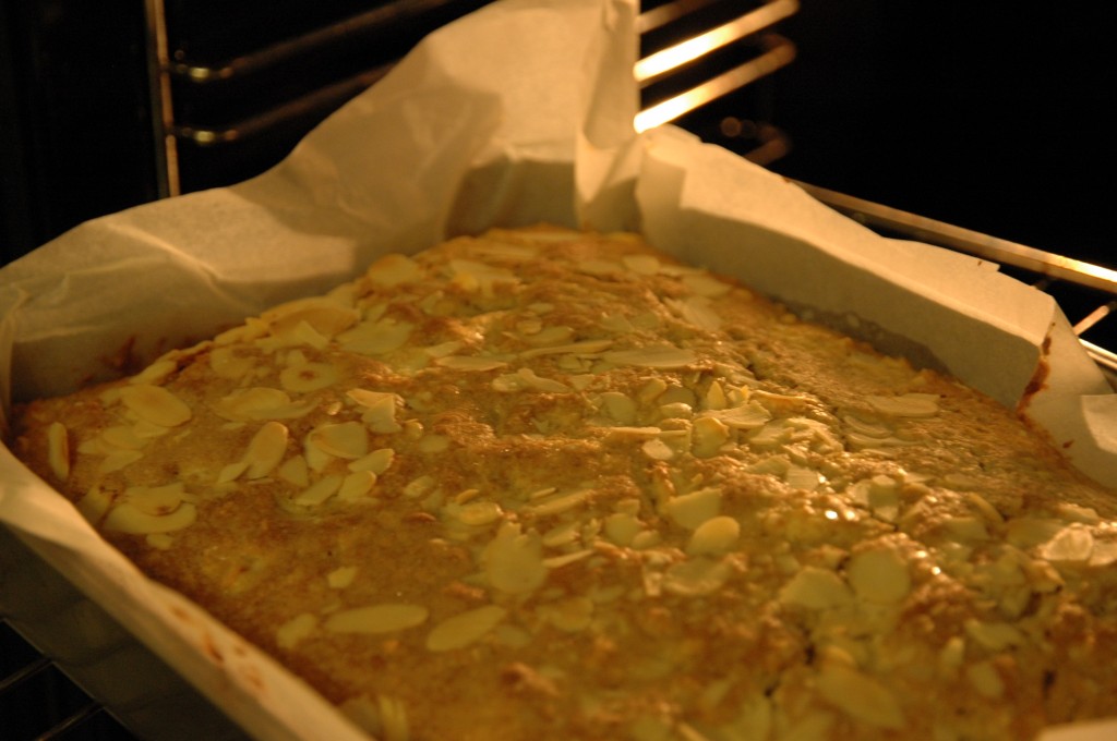 Apple Almond Rye Cake