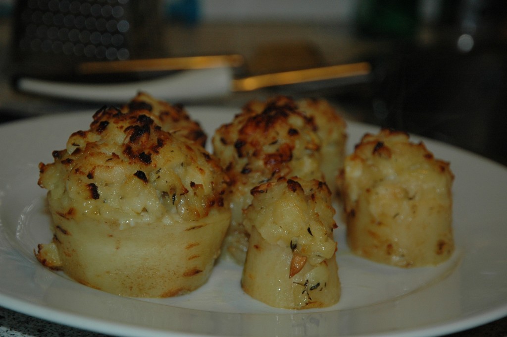 Baked Stuffed Parsnips