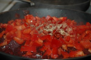 Beet Root with Capsicum