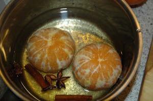 Tangerine in Spiced Sirup