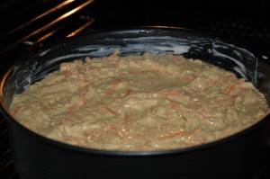 Unbaked Carrot Cake