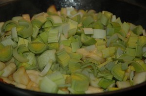 Roasted Parsley Root with Leek