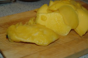 Sliced Mango