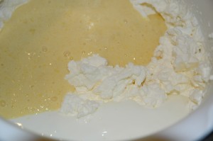 Whipped Cream with Mango Buttermilk and Yoghurt