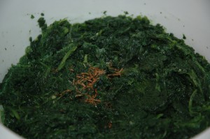 Spinach with Nutmeg