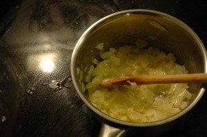 Translucent Onion in Butter