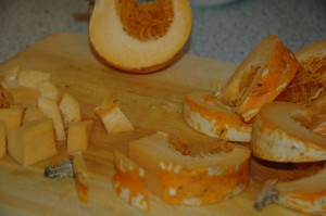 Diced Pumpkin