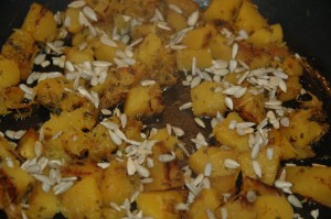 Sage Pumpkin with Sunflower Seeds