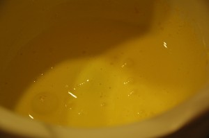 Whipped Egg Yolk with Sugar