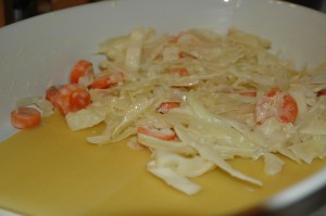 Layered Lasagna Sheets and Vegetables