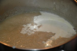 Pureed Vegetables with Cream