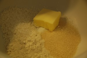 Butter, Sugar, Flour and Coconut