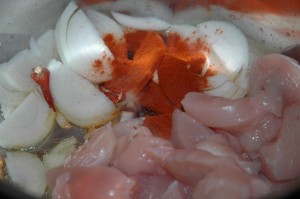 Onion, Chicken and Paprika