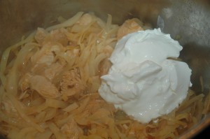 Cabbage with Sour Creme