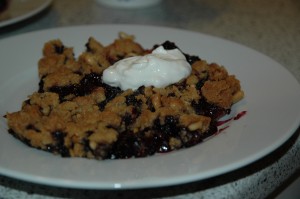 Blueberry Crumble