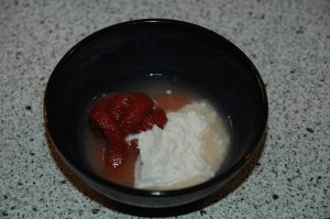 Flour and Tomato Paste