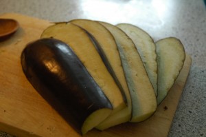 Sliced Egg Plant