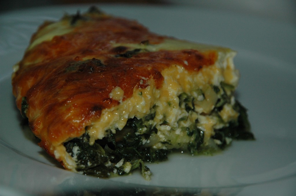 Parsnip Spinach Gratin