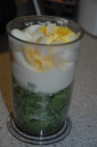 Sorrel, Creme Fraiche and Egg