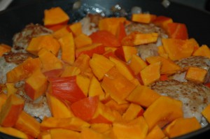 Pumpkin with Meatballs