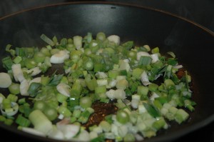 Spring Onion and Garlic