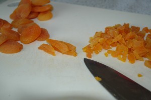 Diced dried Apricots