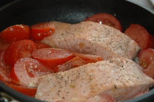 Salmon with Potatoes