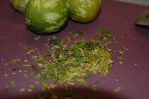 Grated Limes