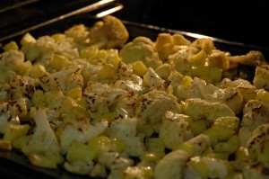 Baked Califlower and Potatoes