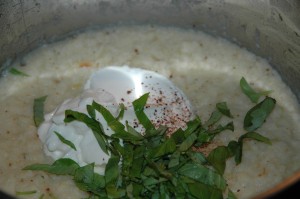 Crème Fraîche, Basil and Chili