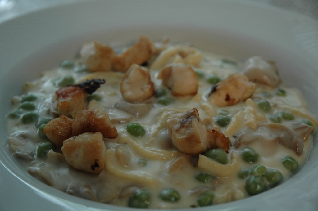 Pea Mushroom Ragout