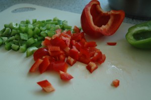 Diced Capsicum