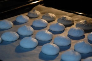 Baked Mint Pavlovas