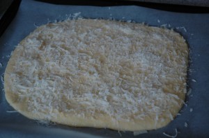 Polenta Pizza with Cheese