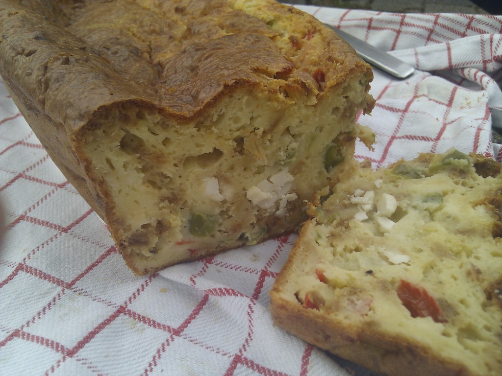 Capsicum Feta Cheese Cake