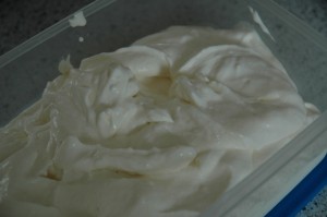 Quince Jelly Ice Cream with Honey