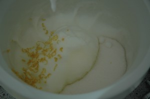 Egg Whites with Lemon Zest